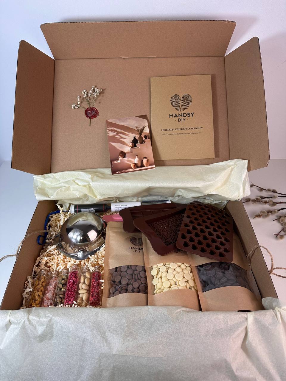 Zestawy do robienia czekolady – Handsy DIY | Domowa czekolada z serca 🍫